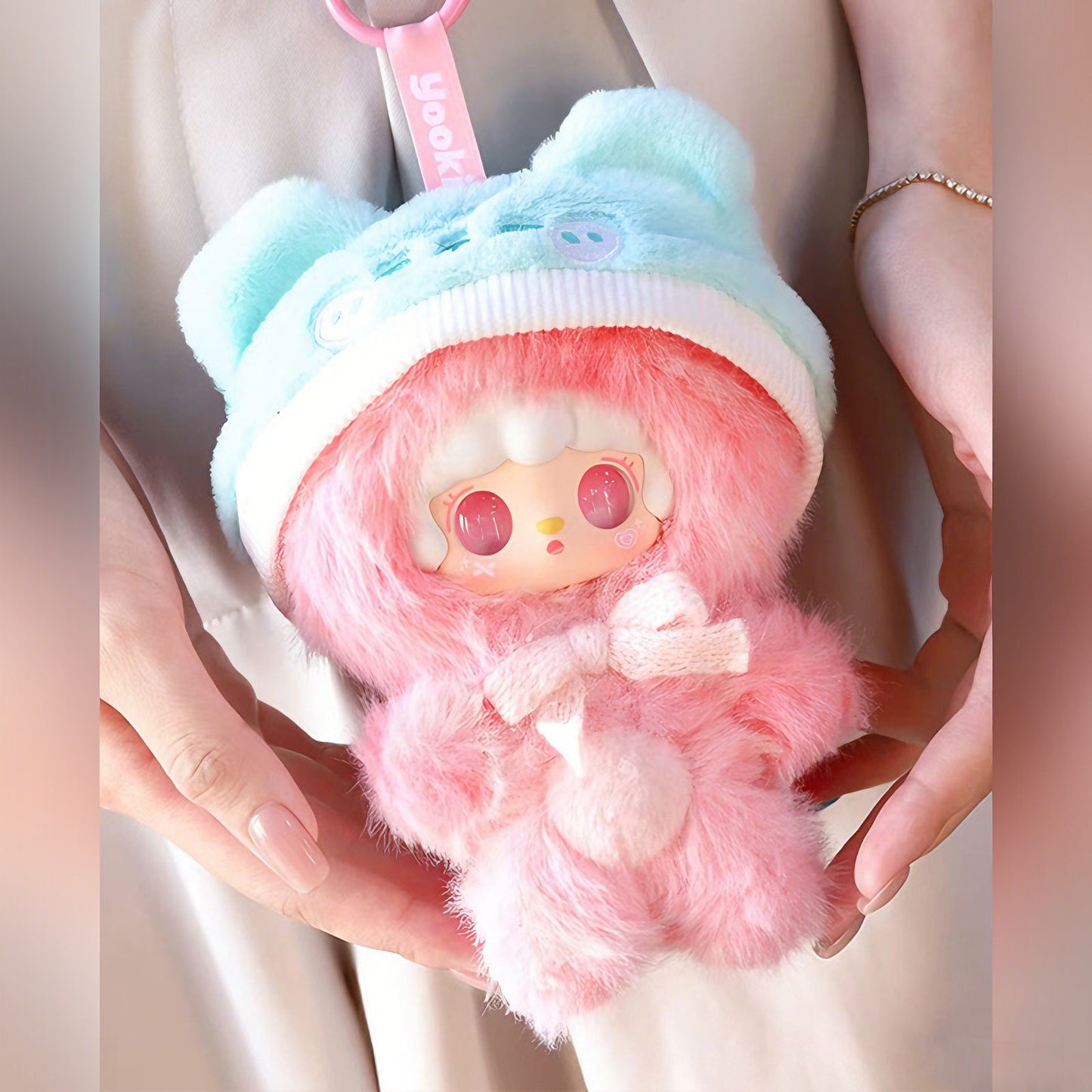 YOOKI Bear Hibernation Plan Series Blind Boxes, Cute Plush Toys, Pendants, Gift for Girls（Random 1PCS）
