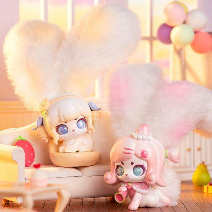 FAN TASTIC FRUIT Long Ears Plush Blind Boxes, Tabletop Decoration, Gift for Girls(Random 1PCS)