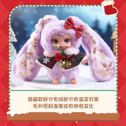 SAMUEL Candy Christmas Series Blind Box, Cute Fur Toy Pendant, Christmas&Birthday Gift（Random 1PCS）