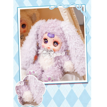 MM Sweetheart Baby Sitting Figure Blind Box, Cute Plush Toy, Pendant, Bedroom Decoration Item, Girls' Gift(Random 1PCS)