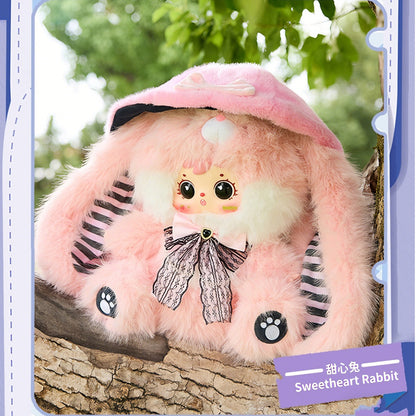 SAMUEL Furry Ears Fairy Trail Doll 800% Fur Blind Box, Cute Figure, Girls' Decoration,Birthday Gift(Random 1 PCS)