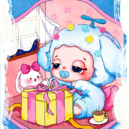 TIRED DOUDOU Good Luck Series Gifts Plush Blind Boxes, Plush Doll Pendants, Festive Gifts.(Random 1PCS)