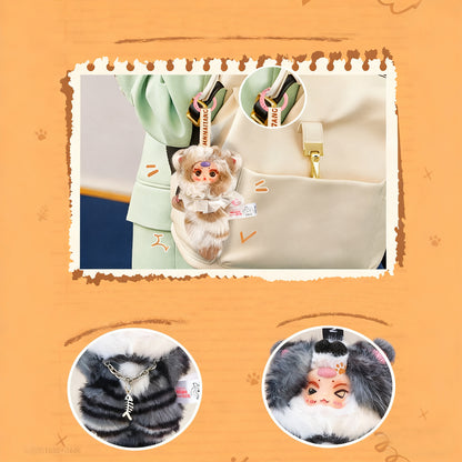 MM Pendent Candy Cat Series Plush Blind Boxes,Bag Accessories,Pop Culture Toys,Gifts for Girls(Random 1 PCS)