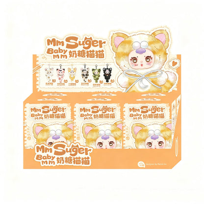 MM Pendent Candy Cat Series Plush Blind Boxes,Bag Accessories,Pop Culture Toys,Gifts for Girls(Random 1 PCS)