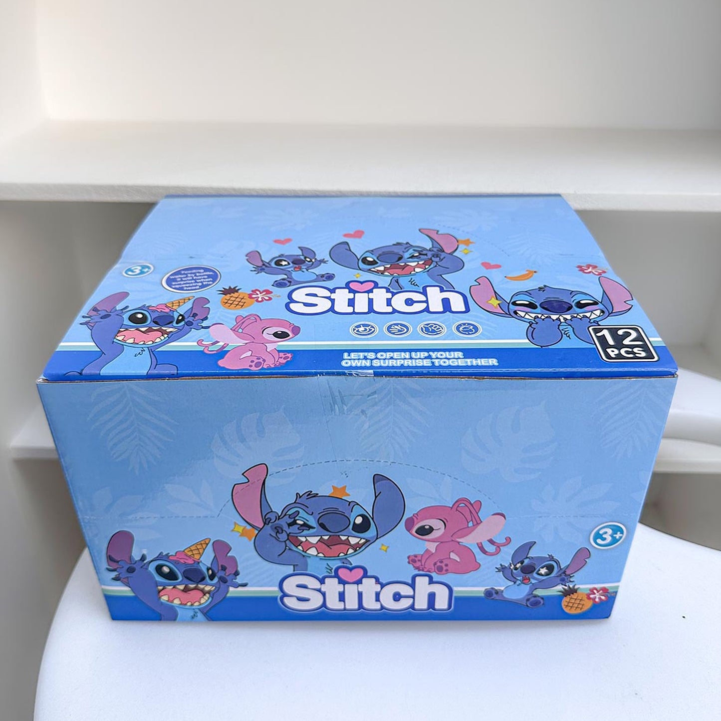 [2025 New]Stitch Little Emotions Series Figures Blind Box Figures, Random Design Action Figures Collectible Toys Home Decorations, Holiday Birthday Gifts for Girls and Boys, Single Box
