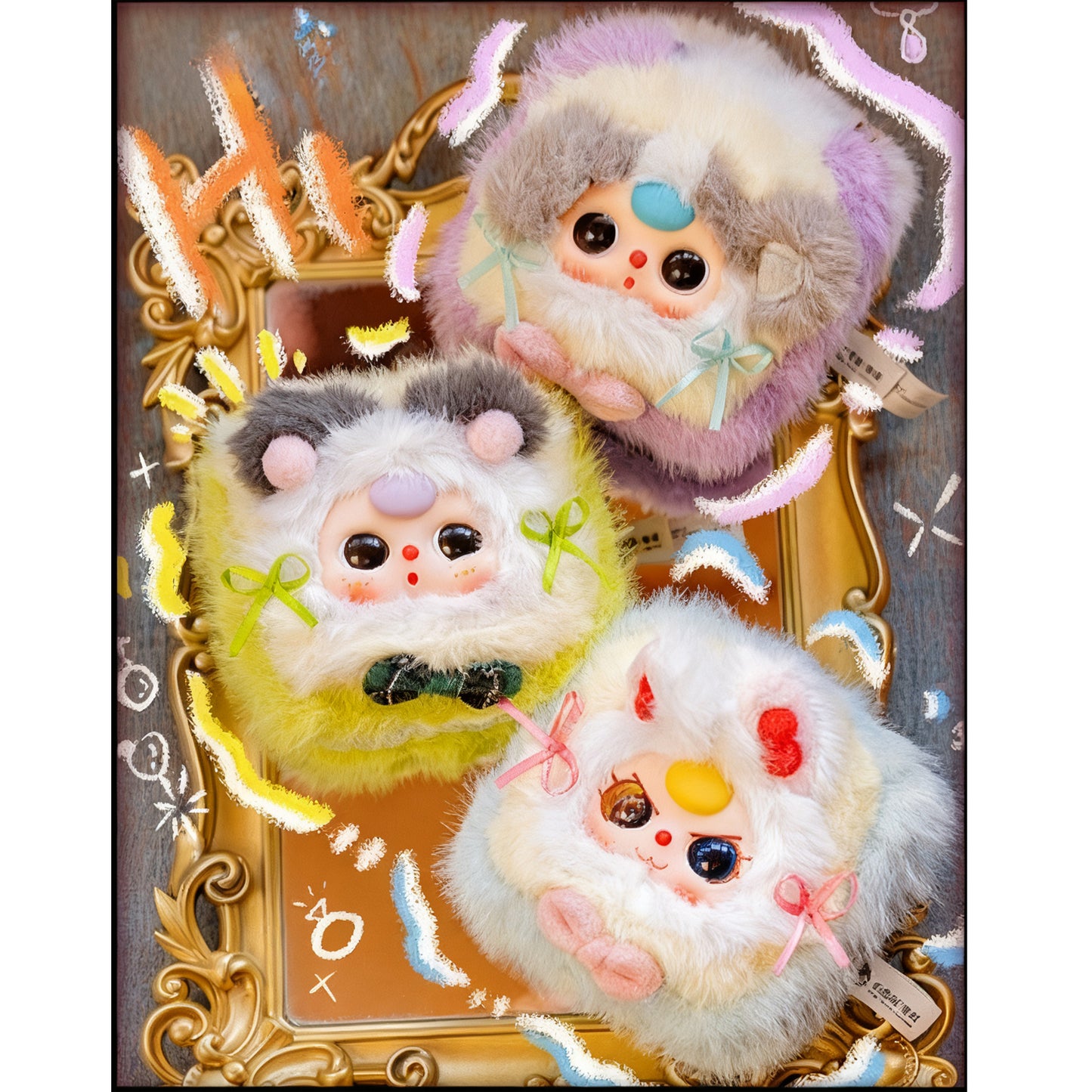 BABY THREE Creative Jewelry Box Plush Blind Box, Cute Dolls, Perfect Gift for Your Best Friend and Girlfriend