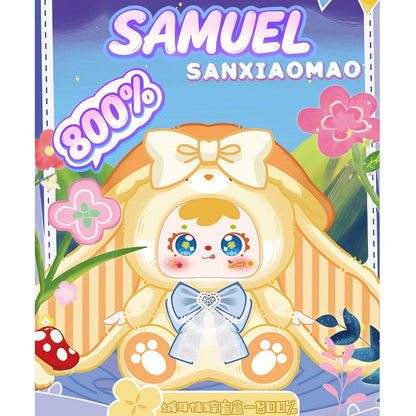 SAMUEL Furry Ears Fairy Trail Doll 800% Fur Blind Box, Cute Figure, Girls' Decoration,Birthday Gift(Random 1 PCS)