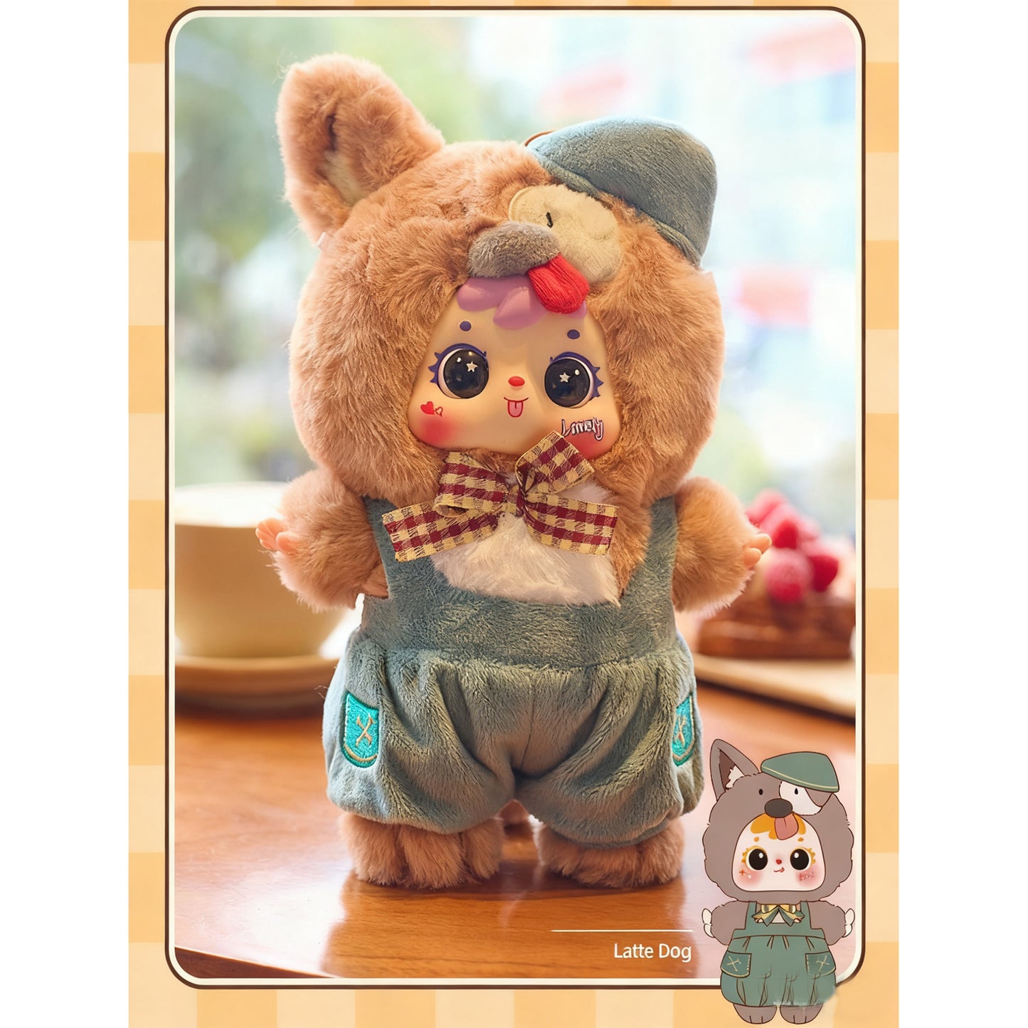 SAMUEL Coffee Shop Series Pendant Gift Blind Box, Cute and Charming Packaging Decoration, Gift(Random 1 PCS)