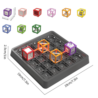 [2025 New] Laser Maze Reasoning Game, Ultimate STEM Logic Toys， 60+ Challenges, 37 Pcs Cubes, Ideal Gift fo,7、8、9、10、11、12、13、14Year Old Kids & Adults (Birthday/Christmas/Easter)