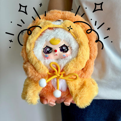 BABY THREE Plush Toy Doll Blind Box Knight Series Eleven Possible Plush Keychain Mysteries Fun Plush Collection Birthday Gift (Random 1PCS)