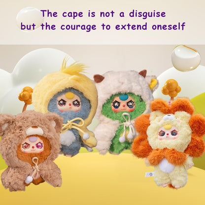 BABY THREE Plush Toy Doll Blind Box Knight Series Eleven Possible Plush Keychain Mysteries Fun Plush Collection Birthday Gift (Random 1PCS)